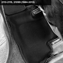 3D коврики EVA с бортами Lada Samara II 2113/2114/2115 (2001-2014)