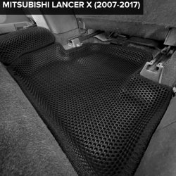 3D коврики EVA с бортами Mitsubishi Lancer X седан, хэтчбек (2007-2017)