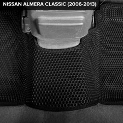 3D коврики EVA с бортами Nissan Almera Classic (2006-2013)