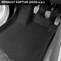 3D коврики EVA с бортами Renault Kaptur рестайлинг (2020-2022)