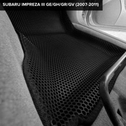 3D коврики EVA с бортами Subaru Impreza III GE/GH/GR/GV (2007-2011) 