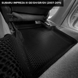 3D коврики EVA с бортами Subaru Impreza III GE/GH/GR/GV (2007-2011) 