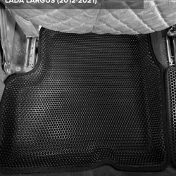 3D коврики EVA с бортами Lada Largus I, 5 мест, дорест (2012-2021)