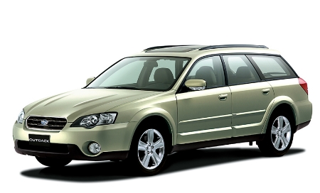 2D коврики EVA в салон  на Subaru Outback III универсал (2003-2009)