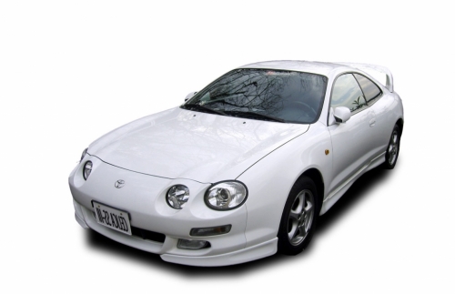 2D коврики EVA в салон  на Toyota Celica VI T200 левый руль, перекидыш (1993-1999)