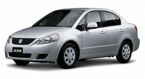 2D коврики EVA в салон и багажник  на Suzuki SX4 I седан (2006-2014)