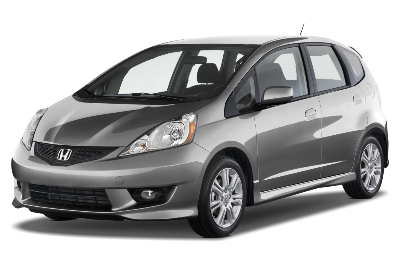 2D коврики EVA в салон и багажник на Honda Fit II, левый руль (2007-2014)