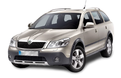 2D коврики EVA в салон и багажник  на Skoda Octavia II Scoute A5 (2004-2013)