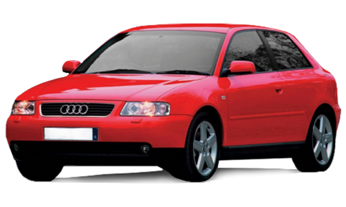 2D коврики EVA в салон и багажник на Audi A3 I 8L 3х дверный хэтчбек (1996-2003)