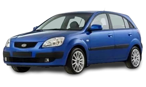 2D коврики EVA в салон  на Kia Rio II хэтчбек (2005-2011)