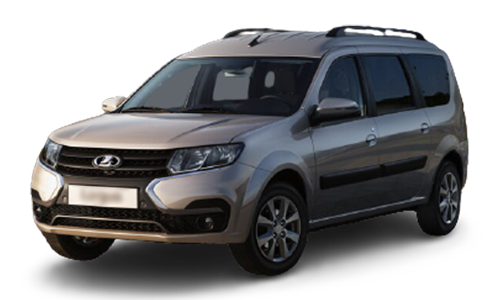 2D коврики EVA в салон и багажник  на Lada Largus I (FL) рестайлинг, 7 мест (2021-н.в.)