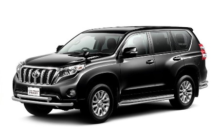 3D коврики EVA с бортами в салон  на Toyota Land Cruiser Prado 150 (2009-н.в.)