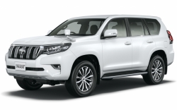 2D коврики EVA в салон и багажник  на Toyota Land Cruiser Prado 150 рестайлинг 2 (2017-н.в.)