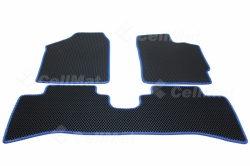 2D коврики EVA в салон  на Toyota Aqua I, правый руль (2011-2014)