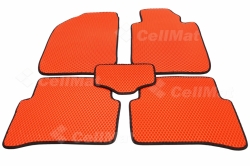 2D коврики EVA в салон  на Toyota Corolla E90 седан, правый руль (1987-1991)