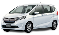 2D коврики EVA в салон и багажник  на Honda Freed II Hybrid, правый руль, с диваном на 2-ом ряду (2016-н.в.)