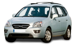 2D коврики EVA в салон  на Kia Carens III UN, 5 мест (2006-2013)