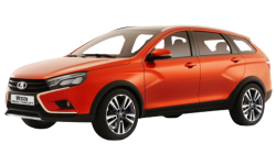 2D коврики EVA в салон и багажник на Lada Vesta универсал (2015-2022)