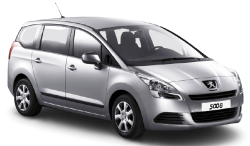 2D коврики EVA в салон и багажник  на Peugeot 5008 I, 5 мест (2009-2016)