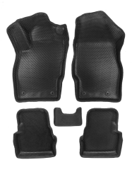 3D коврики EVA с бортами в салон  на Opel Corsa D (2006-2014)