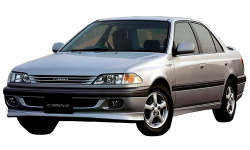 2D коврики EVA в салон и багажник  на Toyota Carina VII T210 правый руль (1996-2001)
